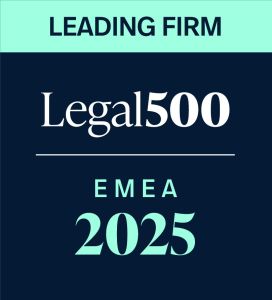 Legal 500 EMEA Leading Firm 2025